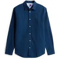 Tommy Hilfiger Dm0dm22026 Regular Shirt Long Sleeve Shirt Bleu S Homme