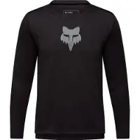 FOX Unisexe, Maillot de cyclisme, Yth Ranger LS Jersey Head (S), Noir, S