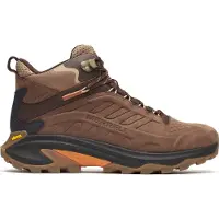 Merrell - Chaussures de randonnée imperméables en cuir - Moab Speed 2 Leather Mid WP Mole en Cuir - Taille 44 - Marron