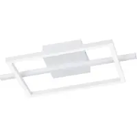 Eglo Lumière LED de plafond Amandolo Avec télécommande - blanc - carré