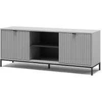 Vicco Meuble tv Eliza Gris 150x60cm avec 2 portes, Model 56402