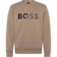 BOSS pour homme. 50535117 Sweatshirt Salbo marron (L), Casuel, Coton