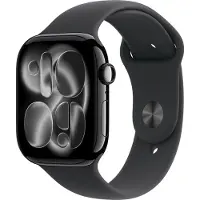 Apple Watch Series 11 GPS 46 mm Jet Black – Boîtier en aluminium + bracelet Sport noir S/M, modèle A3333 – Neuf, expédition immédiate