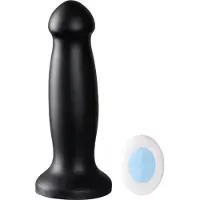Hismith Premium Gode vibrant avec télécommande 18 CM KlicLok Noir