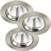 Nordlux Fremont Set de 3 lampes LED Acier Geb