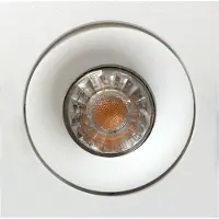 Artdelight Spot encastrable GU10 Downel blanc