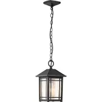 QUOIZEL Suspension d'extérieur noire E27 60 W Cedar Point