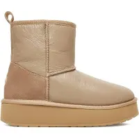Emu australia Femmes, Bottes, Stinger Mini Plateau-Winterstiefel für Damen aus Leder, Rouge, (40)