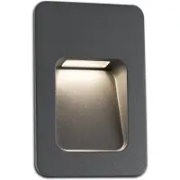 Faro Applique murale encastrée NASE-2 3000K IP44 gris foncé