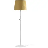 Faro SAMBA Lampadaire blanc/soie polyester jaune 64312-42