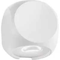 Lyora Applique murale unique Zari 2 lumières blanches