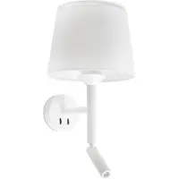 Faro SAVOY Applique murale intérieure avec lecteur blanc 20302-92