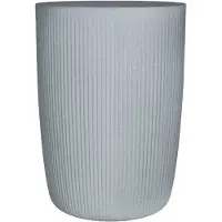 Scheurich Linetto High 54, cache-pot/pot à fleurs, rond, couleur : Stony Grey, fabriqué avec (38.60 x 53.90 cm)