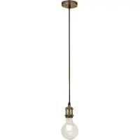 Searchlight Lampe suspendue Suspi bronze cuivré avec noir