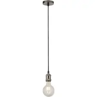 Searchlight Lampe suspendue Suspi nickel avec du noir