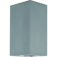 Nova Luce Spot carré Fuento gris béton 18cm