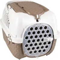 Bama Pet Transportbox 59x38x37 cm Taupe/Wit