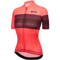 Santini Eco Sleek Bengal Short Sleeve Jersey Orange 2XL Femme