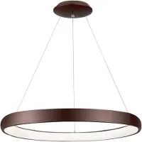 Nova Luce Suspension design Albi marron café Ø 61cm