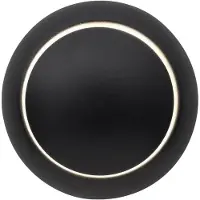 Nova Luce Applique LED Odin , Variante : Ø 140 x 70 mm, 5 W, noir