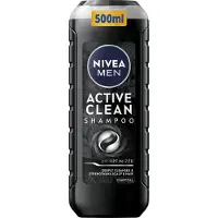 Nivea Shampooing nettoyant en profondeur pour hommes ( Active Clean Shampoo) Volume : 500 ml