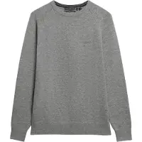 Superdry Wool Blend Sweater Gris S Homme