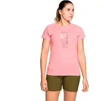 Trangoworld Serpe Short Sleeve T-shirt Rose S Femme