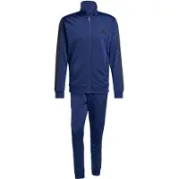 Adidas Ensembles de survêtement Basic 3-Stripes Tricot Track Suit hommes - Bleu - EU L