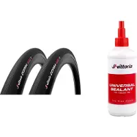 Vittoria 2x Corsa N.ext Tubeless 700c X 28 Road Tyre 80ml Clair 700C x 28