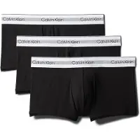 Calvin Klein 000nb3956a Boxers 3 Units Noir S Homme