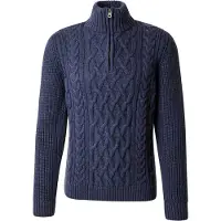 Superdry Jacob Half Zip Sweater Bleu S Homme