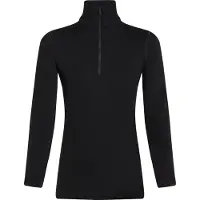Icebreaker Merino 260 Tech Long Sleeve Base Layer Noir L Femme