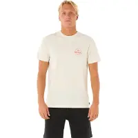 Rip Curl Staple Short Sleeve T-shirt Beige S Homme