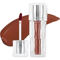 TIRTIR Waterism Glow Tint brillant à lèvres longue tenue petit format teinte 06 Honey Nut (Waterism Original) 1.8 g