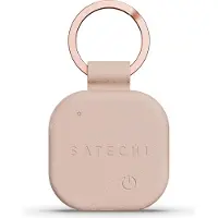 Satechi FindAll Schlüsselanhänger aus veganem Leder, Rose