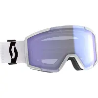 SCOTT Shield Ski Goggles Blanc Amplifier Red Chrome/CAT3