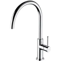 Omnires Robinet de cuisine en chrome avec technologie AIR WATER et cartouche céramique
