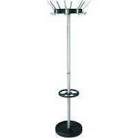 Kerkmann Portemanteau Public Classic 30627714 argenté Métal 24 crochets 43,0 x 175,0 cm