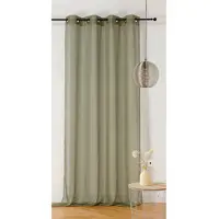 Linder Solingen Voilages ETAMINE GIVREE - Kaki - 145x240 cm