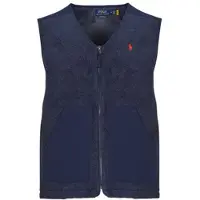 Ralph Lauren Polaire POLAIRE SHERPA ZIPPEE SANS MANCHE hommes - Bleu - EU L
