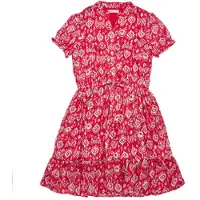 ONLY Robe enfant KOGDANIELLA S/S TIE STRING DRESS filles - Rose - 11 ans
