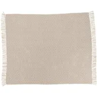 Mylittleplace Plaids, jetés CALMIR - Beige - 125x150 cm