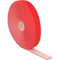 DeLOCK Velcro - 10 mètres - Rouge -
