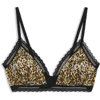 HUGO Unique 10273201 Triangle Red Bra Marron L Femme
