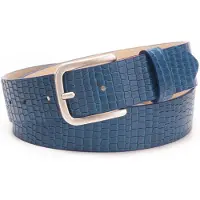 BA98 Ceinture bleu-gris