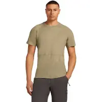 Icebreaker Merino 200 Waffle Elevation Short Sleeve T-shirt Vert L Homme