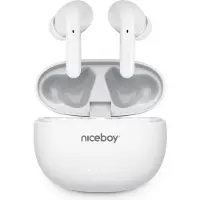 Niceboy HIVE Pins 3 ANC White Wireless In Ear Headphones (casque intra-auriculaire sans fil)