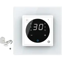 Livolo Thermostat avec contrôle de zone blanc | Avec moteur solaire filaire