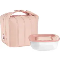 Guzzini Sac Isotherme Rose Avec Boîte Hermétique Bio