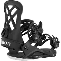 Union - Fixations de snowboard freestyle - Rosa Black pour Femme en Nylon - Taille 41-43 - Noir